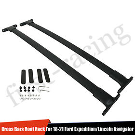 Rk54214 For 2018-21 Ford Expedition Lincoln Navigator Roof Rack Cross Bars Cargo Carrier