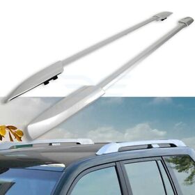 10130798 For Toyota Highlander Roof Rack Side Rails 2.7l 3.3l 3.5l 2008-2013 Silver