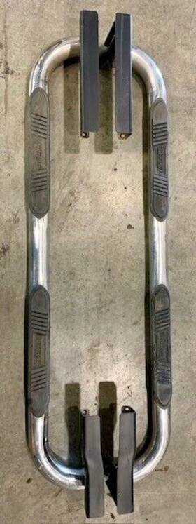 03034rl Ford -03034rl 2004-2014 F150 Driver Lh And Passenger Rh Step Rails Tubular Chrome Oem