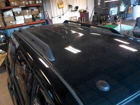 148.fd8c09 Ford Truck 2009 Escape Right Passenger Black Textured Luggage Side Rail Rack