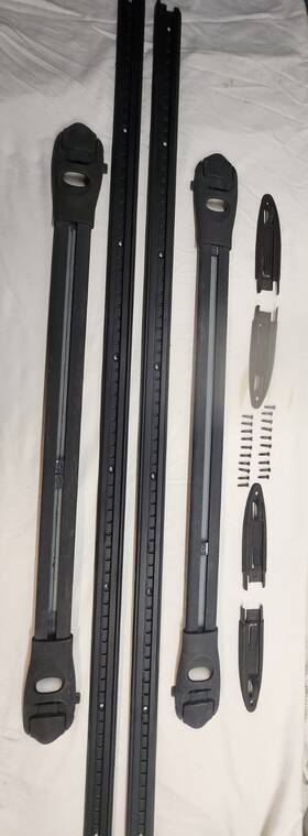 Ford Truck 148.fd8s04 Excursion Set Of Roof Rack Luggage Fits 2000 2001 2002 2003 2004 2005 00 01