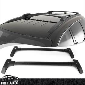 5-rrcb-cvtrav09-oe Free-auto802 Roof Rack Rail Cross Bar Fits 09-17 Chevy Traverse Oe Style Carrier Black