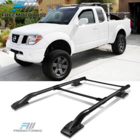 73157zl60b Free-motor802 Fits 05-22 Nissan Frontier Oe Style Black Roof Rack Cross Bar Luggage Kit