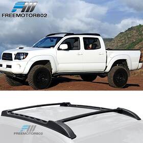 Fz-5-rrcb-ttac05dc Free-motor802 Fit 05-18 Toyota Tacoma Double Cab Roof Rack Rail And Cross Bars Crossbar Carrier