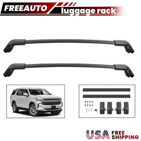 120sc235070 Freeauto 2x Roof Rack Rail Cross Bars For 2021-2022 Gmc Tahoe Yukon Xl Luggage Carrier