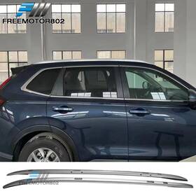 Fz-5-rr-hcrv23oe-sl Freemotor802 Fits 23-26 Honda Cr-v 2pc Roof Rack Rail Cargo Carrier Aluminum Oe Style Silver