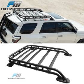 Fz-5-rr-ty4r10trd-bk Freemotor802 Fits 10-24 Toyota 4runner Aluminium Roof Top Cross Bars Luggage Carrier- T Style