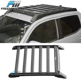 Fz-5-rrcb-ttac05dc8p-bk Freemotor802 Fits 05-23 Toyota Tacoma Double Cab Roof Top Cross Bars With Slide Rail - Aluminum