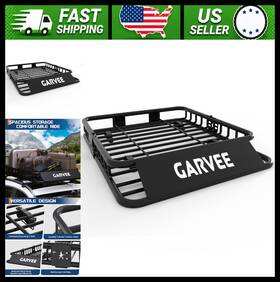 Garvee Cf7dwyaptwzrt4xpa9f0lg5el9i Universal Roof Rack Basket 46 X 36 In Heavy Duty Cargo Carrier
