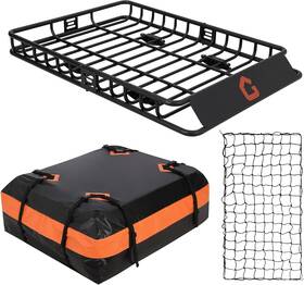 8a5r4iwxorjo-cssq8obq4t02t Garveelife 51 Inch X36 Roof Rack Basket Hd Car And Truck Cargo Carrier Net