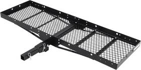 W-2k0b9pxmaq2szhvsplqq53 Garveetech 750 Lbs Hitch Mount Cargo Carrier Basket 60 Inch X19 X 6 Rear Luggage Black