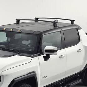 85560793 General Motors Oem 2022-2025 Hummer Ev Roof Mounted Cross Rails Black Gm