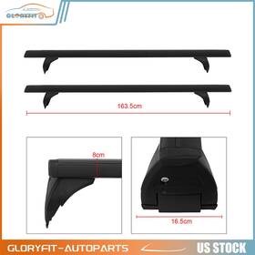 Glt111gfh57395 Gloryfit-autoparts For Jeep Gladiator 2019 2020 And Up Roof Top Rail Rack Cargo Set Black
