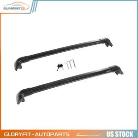 H10659411ld Gloryfit-autoparts Cross Bar For 2015-2022 Kia Sorento And X-line Roof Rack Set Bright Black