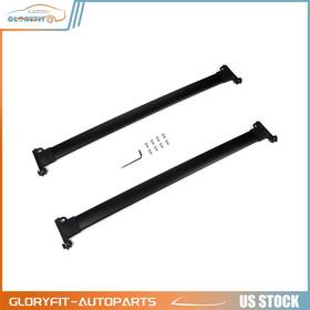 H10661111ld Gloryfit-autoparts Pair For 2008-2012 Ford Escape Roof Rack Cross Bars Black Rails Aluminum Bar