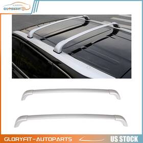 H10662111ld Gloryfit-autoparts Fits 2014-2019 Toyota Highlander Roof Rack Cross Bars Silver Rails Aluminum Bar