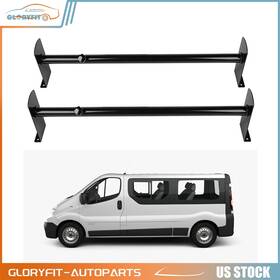 H10990211ld Gloryfit-autoparts Universal Complete Roof Rack Bars Van Luggage Carrier Black