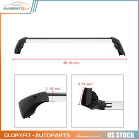 H16170311ld Gloryfit-autoparts For 2019-2020 Corolla Hatchback Roof Rack Cross Bar Silver Aluminum Rail Carrier