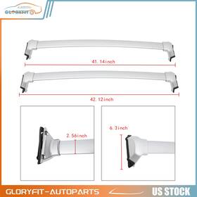 H16952611ld Gloryfit-autoparts Roof Rack Set Cross Bar Luggage Cargo Carrier Blk For 2017-2021 Honda Crv Cr-v