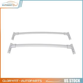 H16953911ld Gloryfit-autoparts Us Stock Fits 2015-2021 Nissan Murano Roof Rack Rails Cross Bars Silver Aluminum