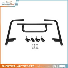 Gl125aa74601f Gloryfit Hard Top Carrier Storage Cart Rack Sliding For 1987-19 Jeep Wrangler Jk Jl Tj Yj