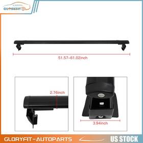 Glt117gfh65655 Gloryfit For 2011-2021 Jeep Wrangler Roof Rack Cross Bars Luggage Carrier Black Rails Bar