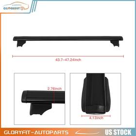 Gloryfit Glt117gfh66653 Roof Rack Cross Bar Set Luggage Cargo Carrier For 2008-2010 Jeep Compass Black
