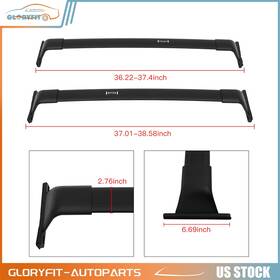 Glt117gfh69657 Gloryfit For 2018-2021 Nissan Kicks Roof Rack Cross Bars Luggage Carrier Black