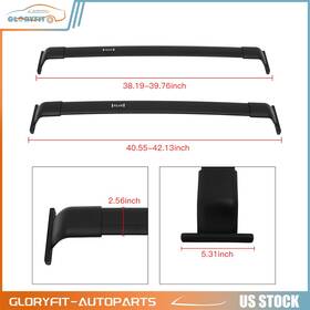 Glt117gfh71659 Gloryfit For 2017-2021 Honda Crv Roof Rack Cross Bars Luggage Carrier Black