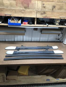 15896067 Gm 2002-2013 Escalade Ext Chrome Oem Roof Rack Rails Luggage Cross Bars