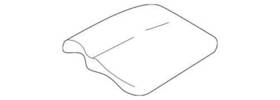 30027071 Gm Genuine 2001-2004 Gmc Tracker Roof Rail Rear Base Cap Cover