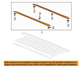 84314709 Gm Oem 15-20 Suburban Yukon Xl Roof Luggage Carrier-side Rail