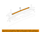 25914400 Gm Rail Rack Carrier-center Cover Acadia Oem Luggage Roof Gmc