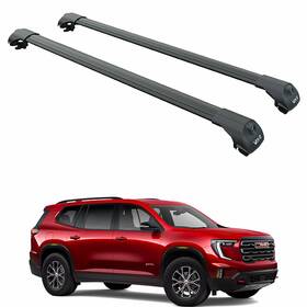 Ky-5457304 Gmc For Acadia Gen3 2024-up Roof Rack Cross Bars Raised Rail Black