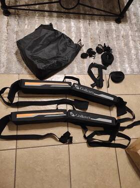 Hey06 Golkcurx Heytrip Universal Soft Roof Rack With Tie-down Straps And Storage Bag