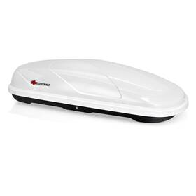 Goplus 092720685282 14 Cubic Feet Cargo Box Dual-sided Opening Rooftop Carrier With 2 Luggage Straps