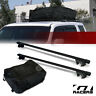 Gtrr689b50bkfrc Rrbagbkad Gtracers Blk Aluminum Square Roof Rail Rack Cross Bar