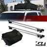 Gtrr689b50slfrc Rrbagbkae Gtracers Aluminum Square Roof Rail Rack Cross Bars Tube