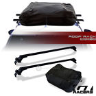 Gtrr690m50bkfrc Rrbagbk007 Gtracers Black Aluminum Window Frame Roof Rail Rack Cross Bars