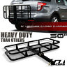 Gtthfb249aa Gtracers Universal Black Mesh Foldable Trailer Hitch Cargo Carrier Hauler