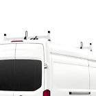 H1722w-return Vantech White Bar Steel Ladder Roof Rack Fits Ford Transit