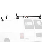 H3066b-return Vantech Black Bar Aluminum Ladder Roof Rack Ford Econoline