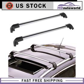 H10660211ld Hdautoworld Cross Bar Roof Rack Luggage Carrier For 2013-2021 Mitsubishi Outlander Aluminum