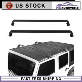 H11139623ld Hdautoworld Aluminum Roof Rack Cross Bar For 2010-2023 Jeep Gladiator Luggage Cargo Carrier