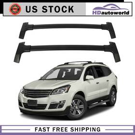 H11828112ld Hdautoworld Roof Racks Cross Bars For 2009-2017 Chevrolet Traverse Luggage Cargo Carrier