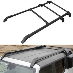 Hd111re391w43 Hdautoworld Aluminum Roof Rack For 21-24 Ford Bronco Hard Top 4door Cross Bar Rail 2.3l