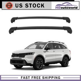Hd134fg987d184 Hdautoworld Roof Rack 2x Cross Bar Fit For 2021-2024 Kia Sorento Aluminum Wholesale New