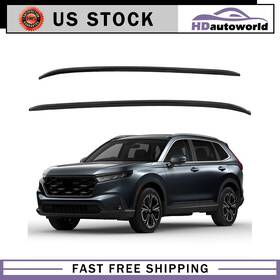 Hda131fgd094gf5 Hdautoworld Roof Rack Side Rail For 2023 Honda Crv Cr-v Black Aluminum Luggage Cargo Carrier
