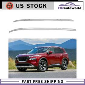 Hda131fgd165gf11 Hdautoworld New Roof Side Rail Rack Set Silver Decoration For Nissan X-trail 22-23