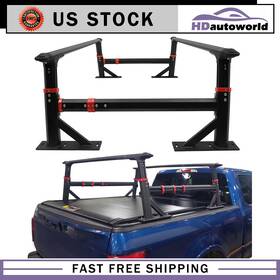 Hdv170gfh92685 Hdautoworld Ladder Rack Truck Bed Universal Adjustable Pickup Luggage Baggage Carrier Cargo